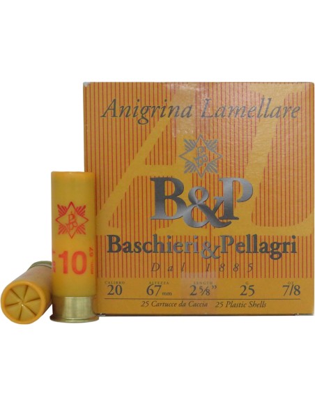 Cartucce Baschieri E Pellagri AL Cal 20 67 25 G Piombo 10