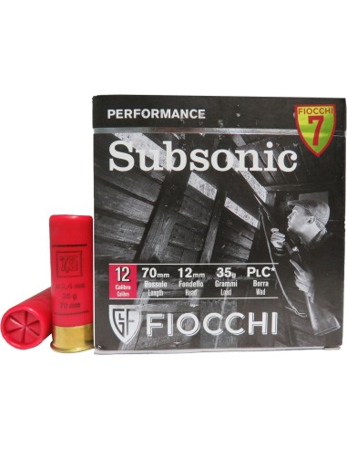 Cartucce Fiocchi Subsonic cal. 12/70...