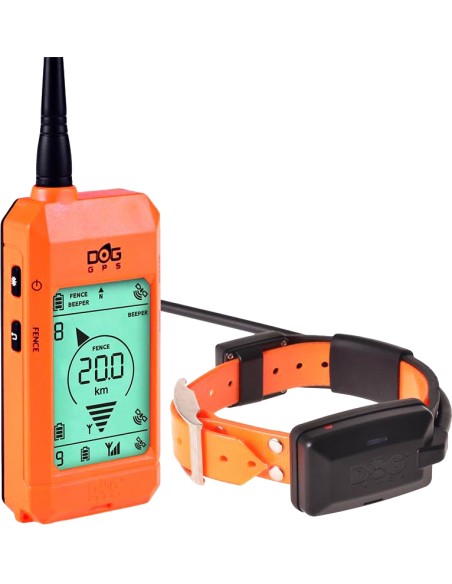 Dog Trace GPS X20+ Kit 1 Palmare + 1 Collare GPS in valigia