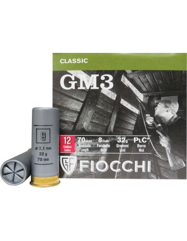 Cartucce Fiocchi GM3 cal. 12/70 32 g...