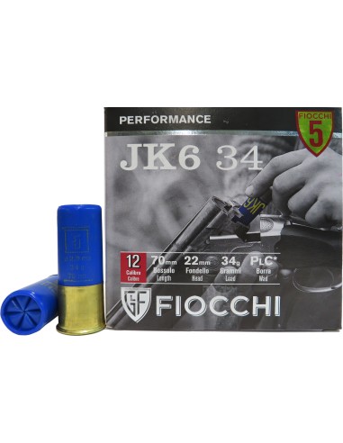 Cartucce Fiocchi JK6 cal. 12/70 34 g...