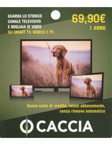 Cacciaepesca.tv Abbonamento Caccia 12...