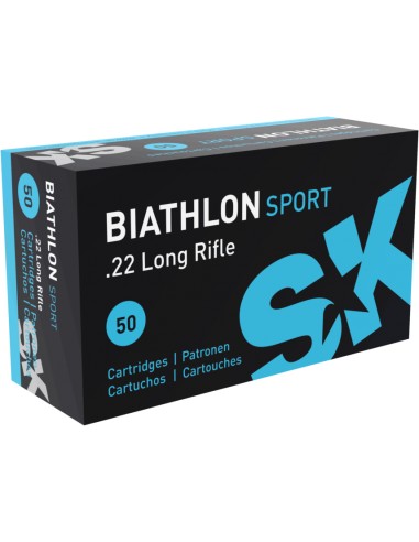 Cartucce SK Biathlon Sport cal. 22 LR...