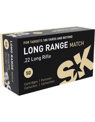 Cartucce SK Long Range Match cal. 22...