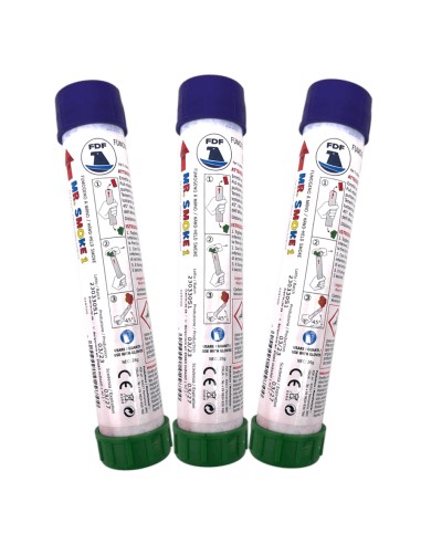 Fumogeno T1 V°D colore Blu 3 pz