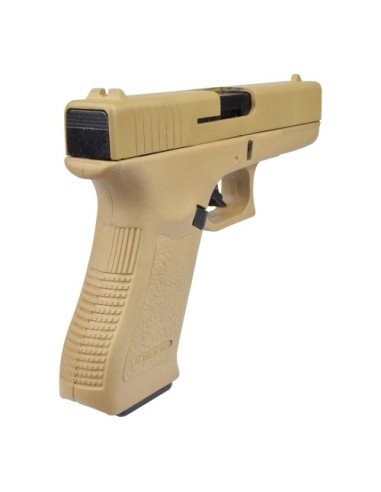 Pistola a salve Bruni Gap G17 calibro 9 mm desert tan