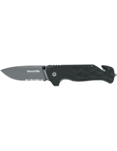 Black Fox - Drop point knife Blac...