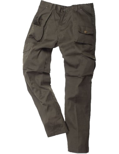 Pantalone da caccia in cotone verde