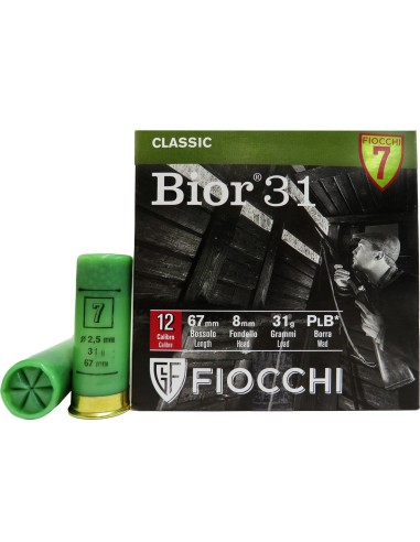 Cartucce Fiocchi Bior 31 cal. 12/67...