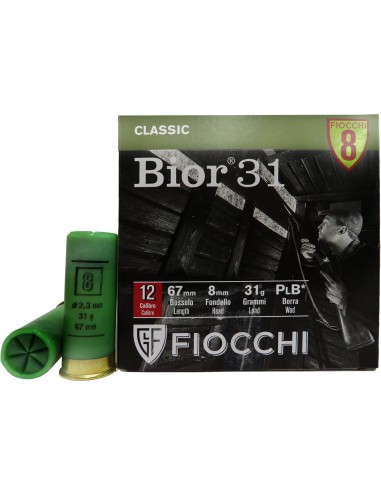 Cartucce Fiocchi Bior 31 cal. 12/67...