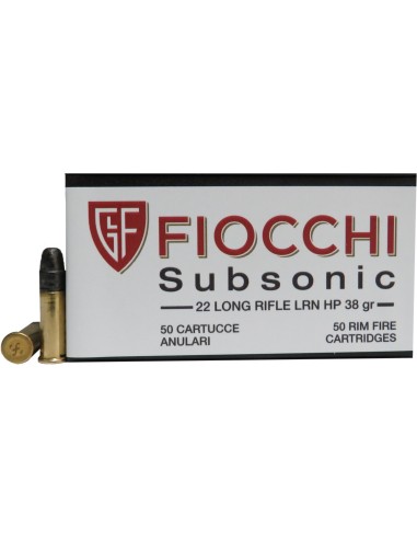 Cartucce Fiocchi cal. 22 LR Subsonic...