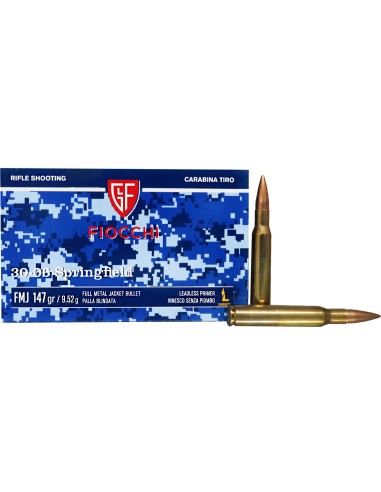 Cartucce Fiocchi cal. 30-06 SPRG FMJ...