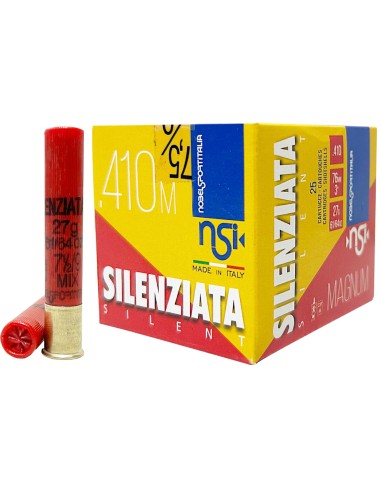 Cartucce Nobel Silenziata 410 Magnum...