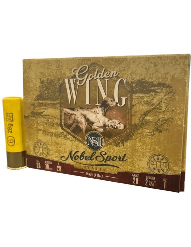 Cartucce Nobel Golden Wing bossolo in...