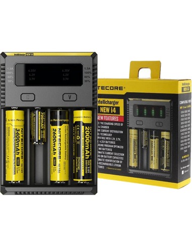 Carica batterie a led Nitecore New I4...