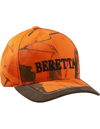 Cappellino Beretta camo arancio nero