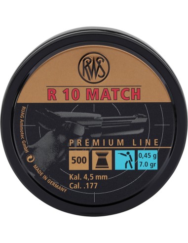 Pallini cal. 4,50 Rws R10 match...