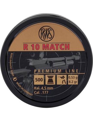 Pallini cal. 4,50 Rws R10 match testa...