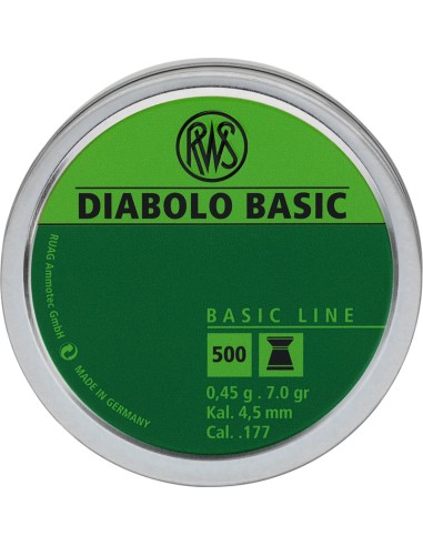 Pallini cal. 4,50 Rws Diabolo Basic...