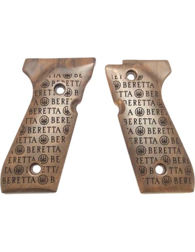 Beretta guancette in legno di noce...